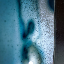 Load image into Gallery viewer, Aged Blue Round Convex Mirror